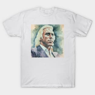 Ric Flair - Water Color Portrait T-Shirt